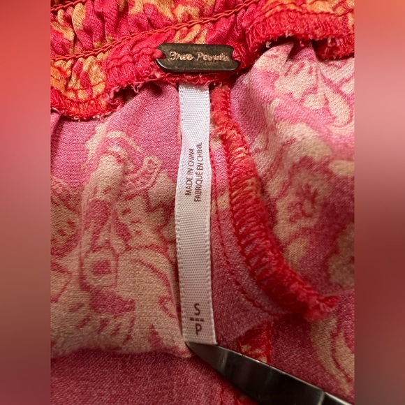 Free People San Paulo Embellished Shorts Small Paisley Multicolor - Picture 6 of 12